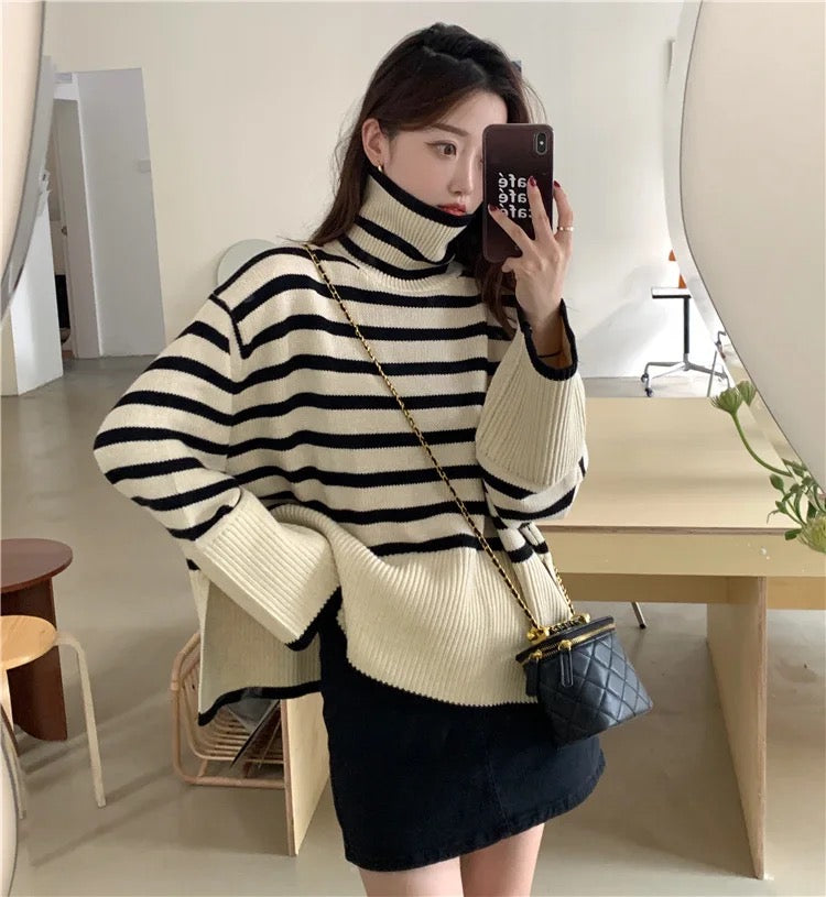 Oversize Striped Sweater