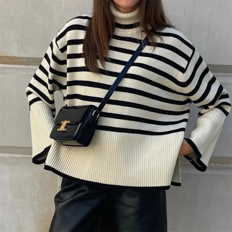 Oversize Striped Sweater